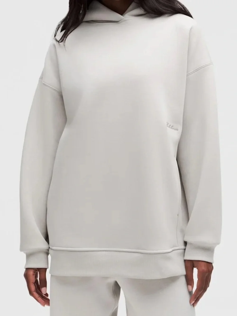 Lululemon Women's Big Cozy Ultra Oversized Hoodie - Dove Grey Size M